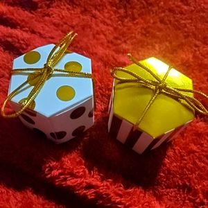 beautiful gold metallic gift boxes for wrapping your jewelry purchases. free!